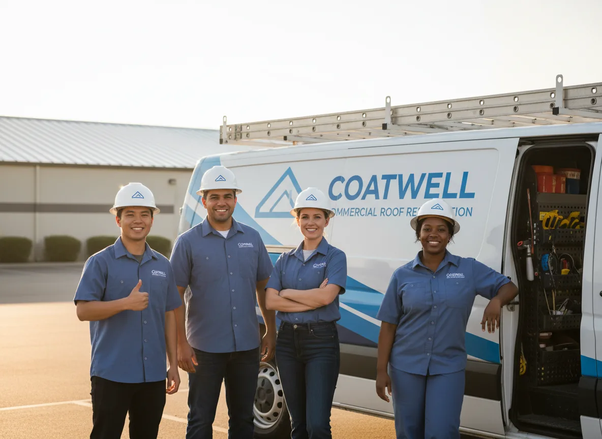 Commercial roof coating company in Green Valley, IL
